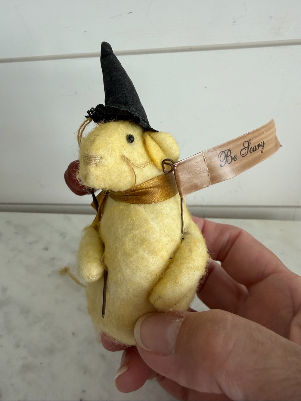 Primitives by Kathy BE SCARY Witch Mouse
